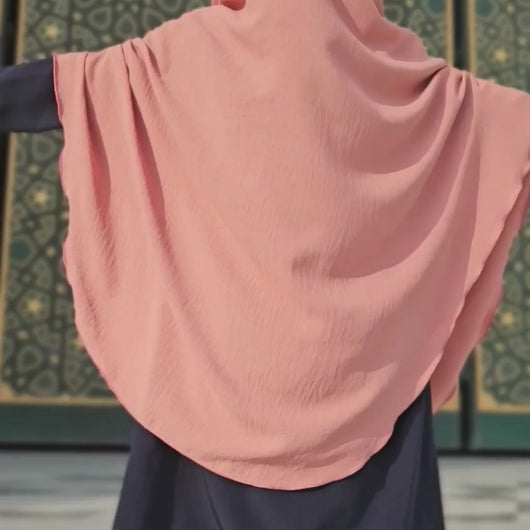 kinder khimar hijab roze jazz