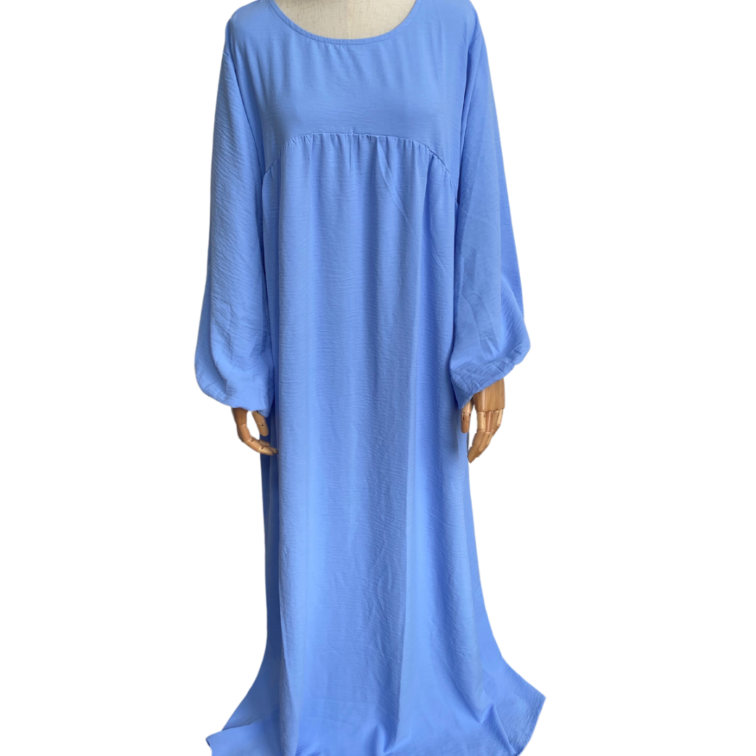 Abaya jazz sky blue maat 1 noenshop 