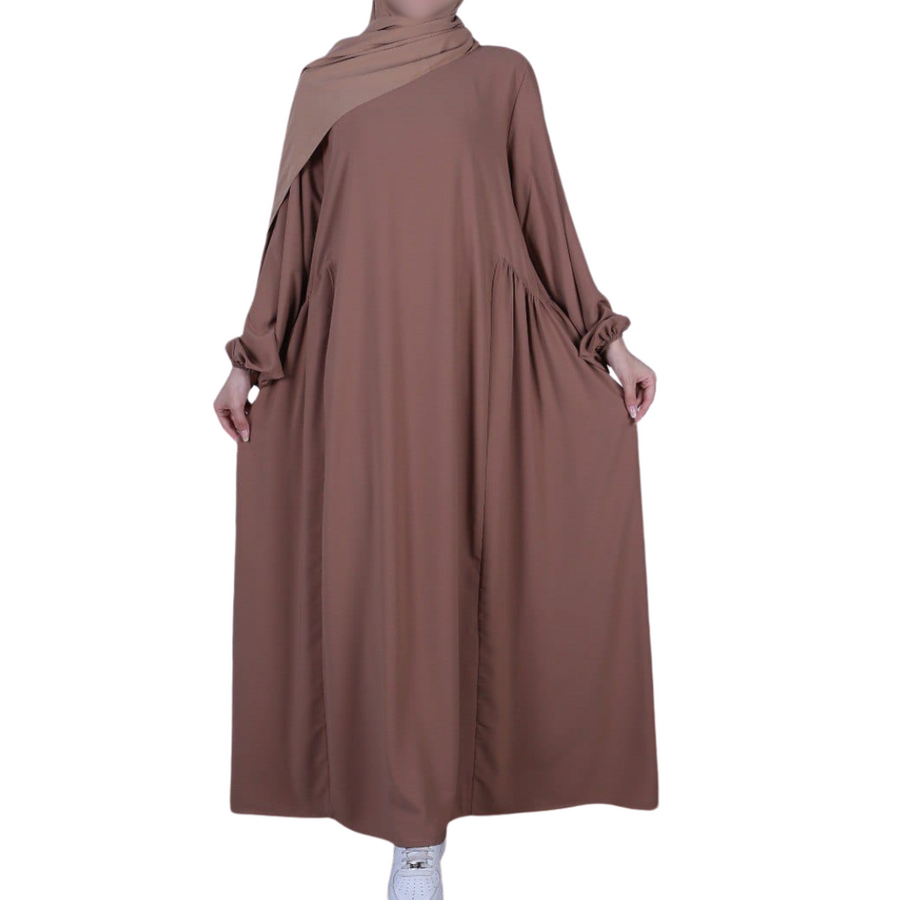 Abaya Mira Medina lichtbruin