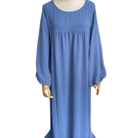 Abaya jazz steel blue Noenshop 