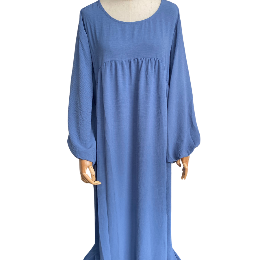 Abaya jazz steel blue Noenshop 