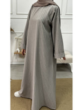 Afbeelding in Gallery-weergave laden, Abaya striped dress jurk eid
