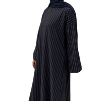 abaya strepen blauw noenshop