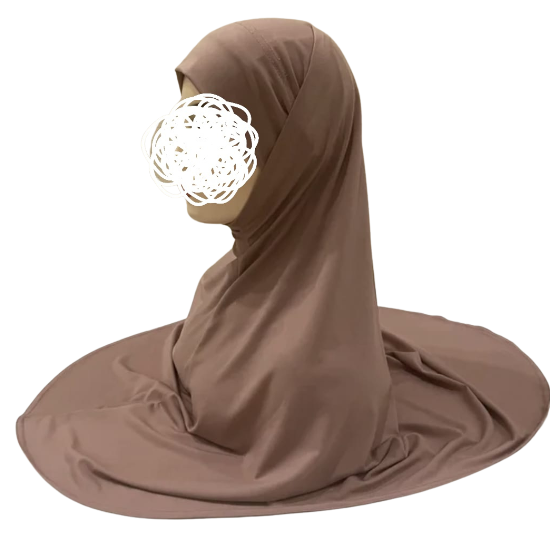 Amira hijab taupe noenshop