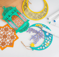 Houten hangers diy knutsel activiteit ramadan