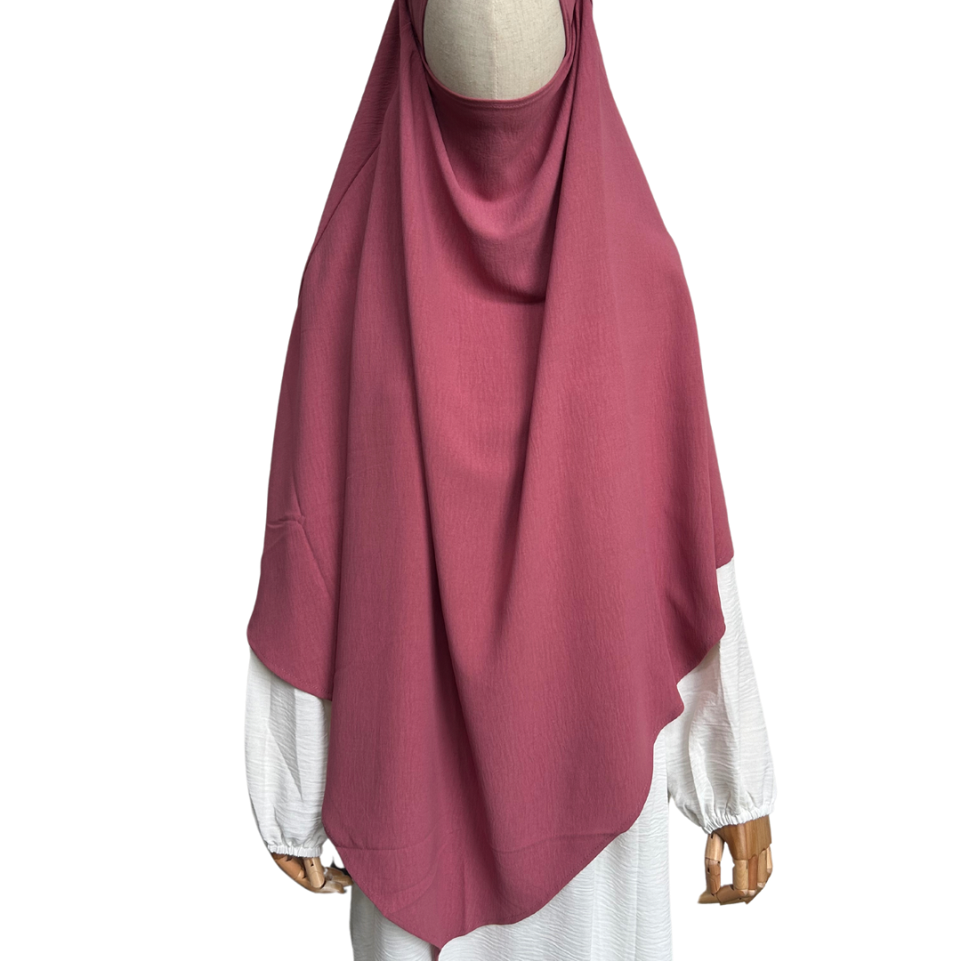 Khimar jazz 1-laags roze Noenshop