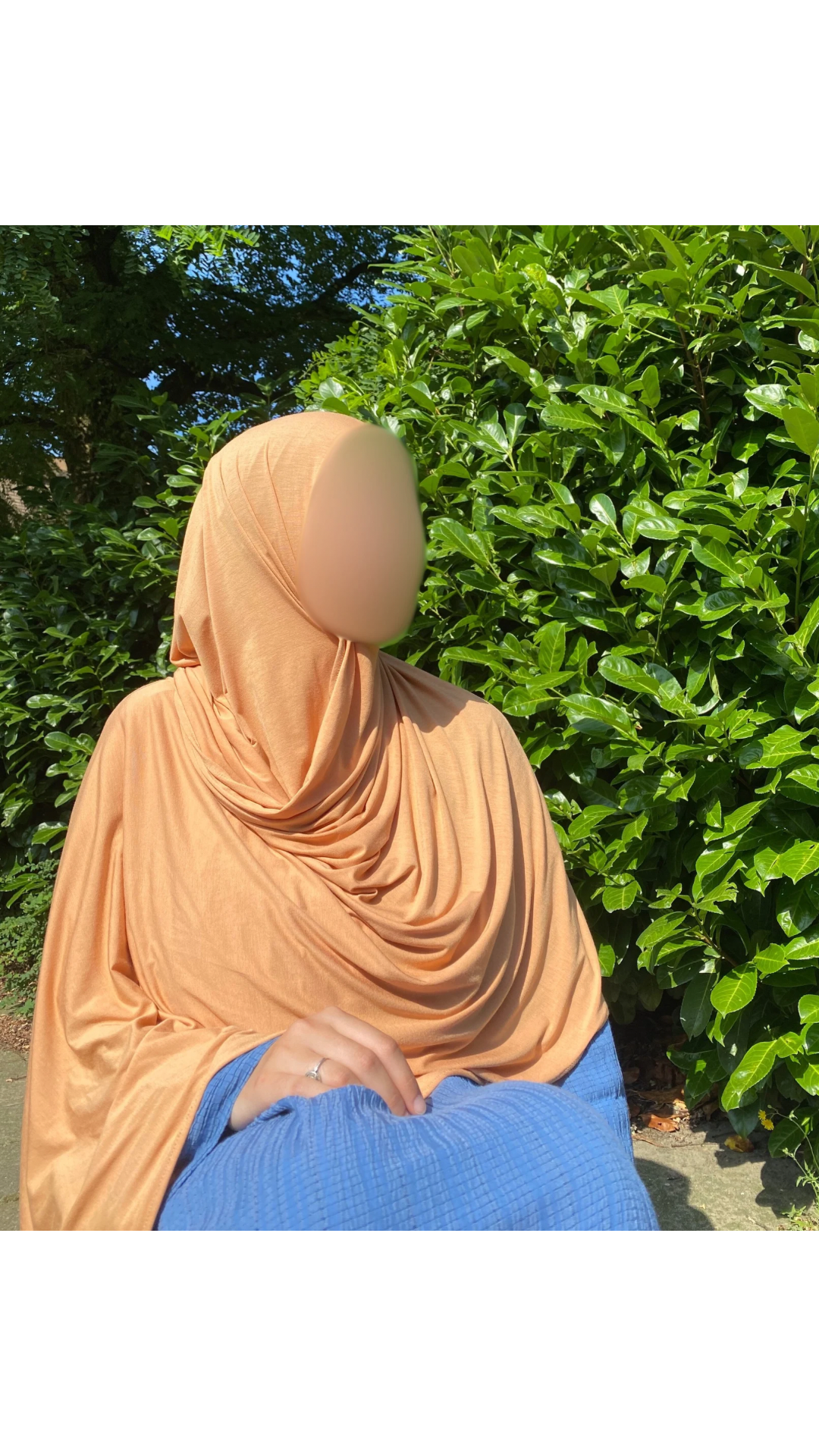 Bamboo hijab camel noenshop