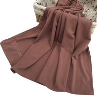 Jersey hijab deep taupe noenshop