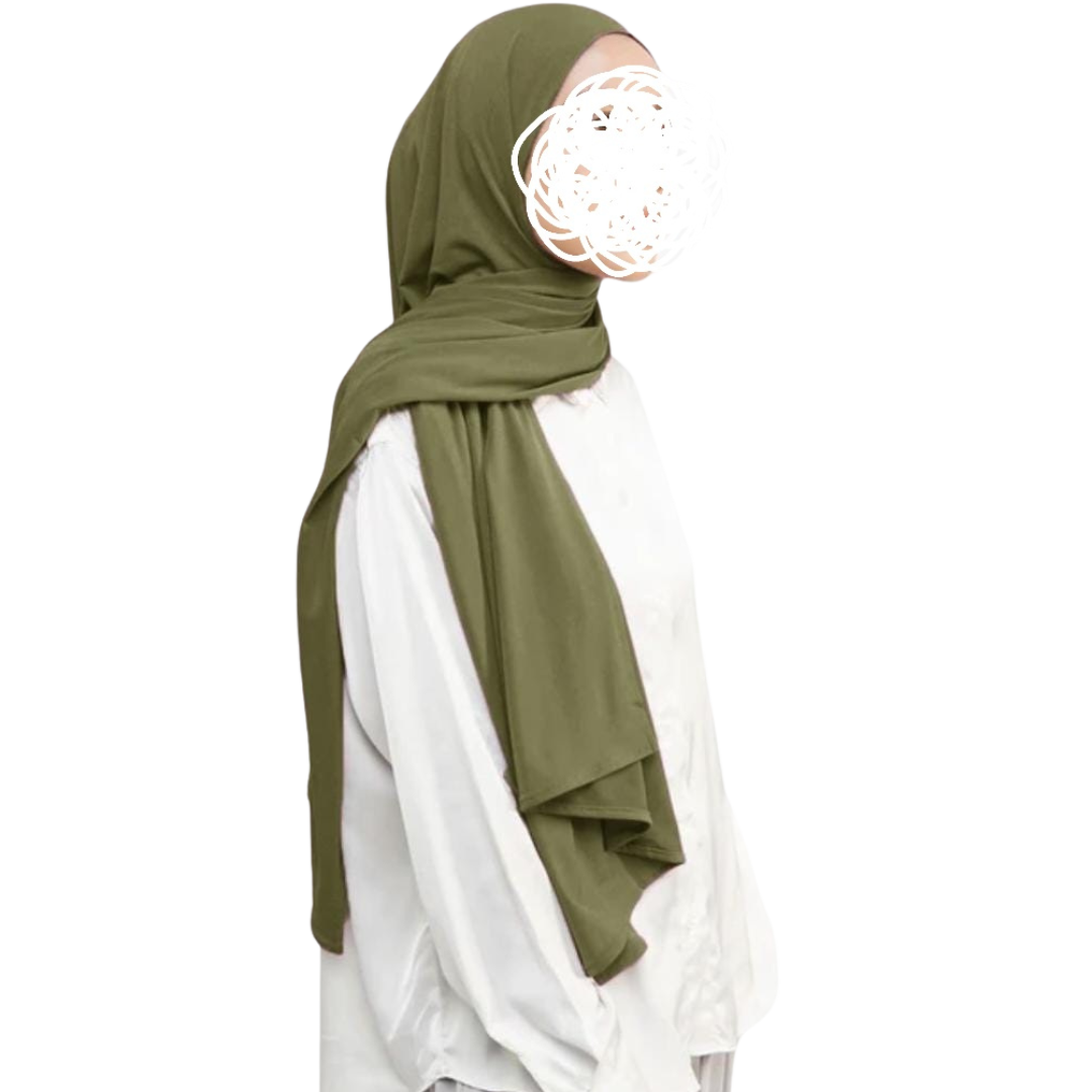 Katoenen hijab groen noenshop