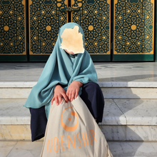 Load image into Gallery viewer, meisje khimar kinder hijab groen
