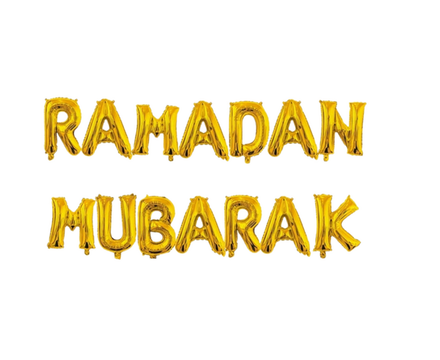 Ramadan Mubarak folieballonen