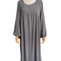 abaya jazz dark grey maat 2 noenshop