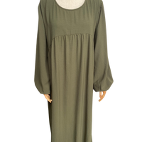 abaya jazz army green maat 1 noenshop