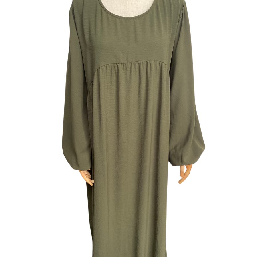 abaya jazz army green maat 1 noenshop