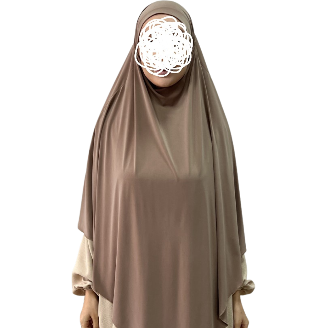 jersey khimar beige noenshop