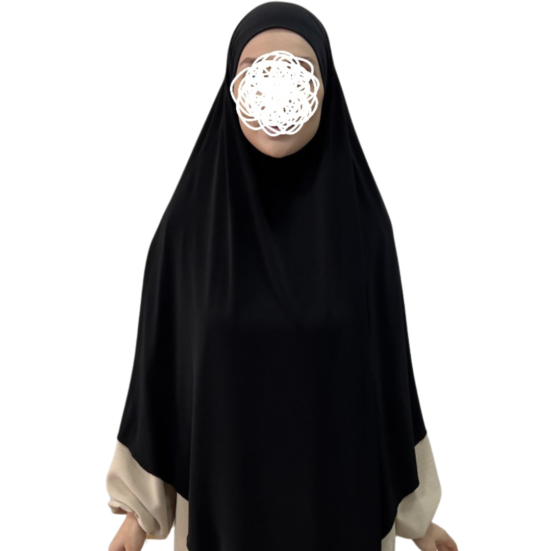 jersey khimar zwart noenshop