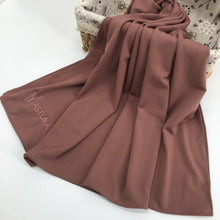 Afbeelding in Gallery-weergave laden, premium jersey hijab deep taupe color Mastora
