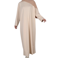 sweaterdress abaya beige noenshop