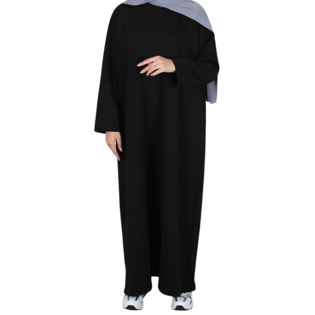 sweaterdress abaya zwart noenshop