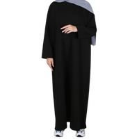 sweaterdress abaya zwart noenshop