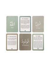 Load image into Gallery viewer, 99 names of Allah cards

