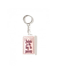 Noenshop sleutelhanger salah is the key to succes roze