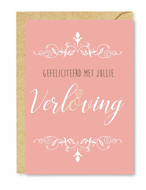 Gefeliciteerd met jullie verloving